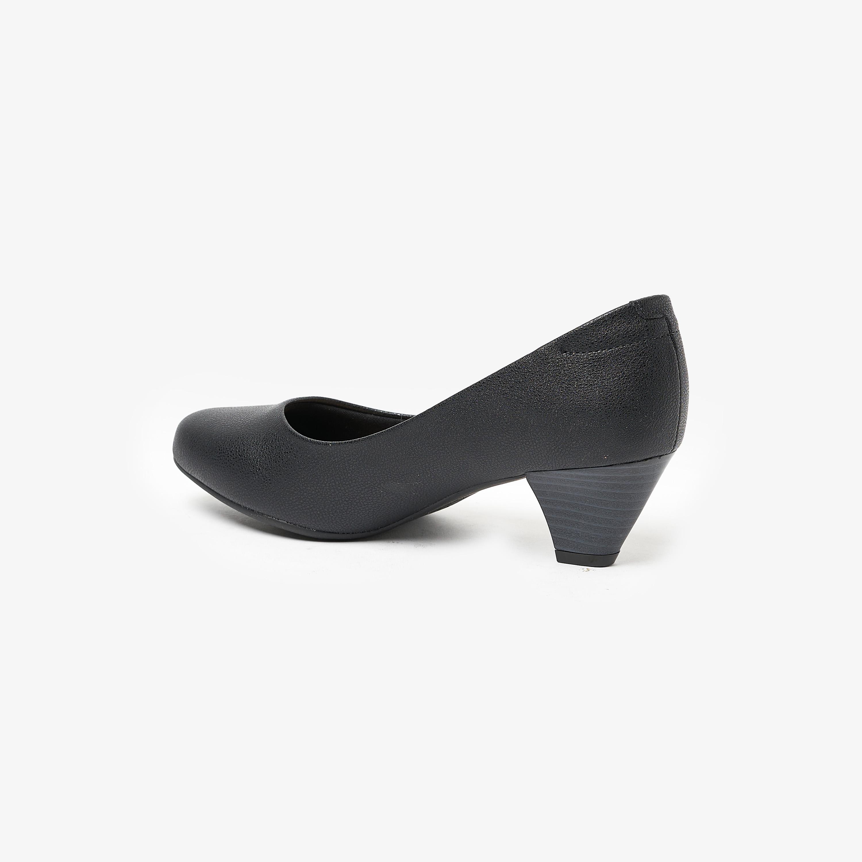 حذاء نسائي من موداري بكعب صغير ومقدمة مستديرة عند الأصابع | 7005-500-21736-women-shoes-heels-image-3