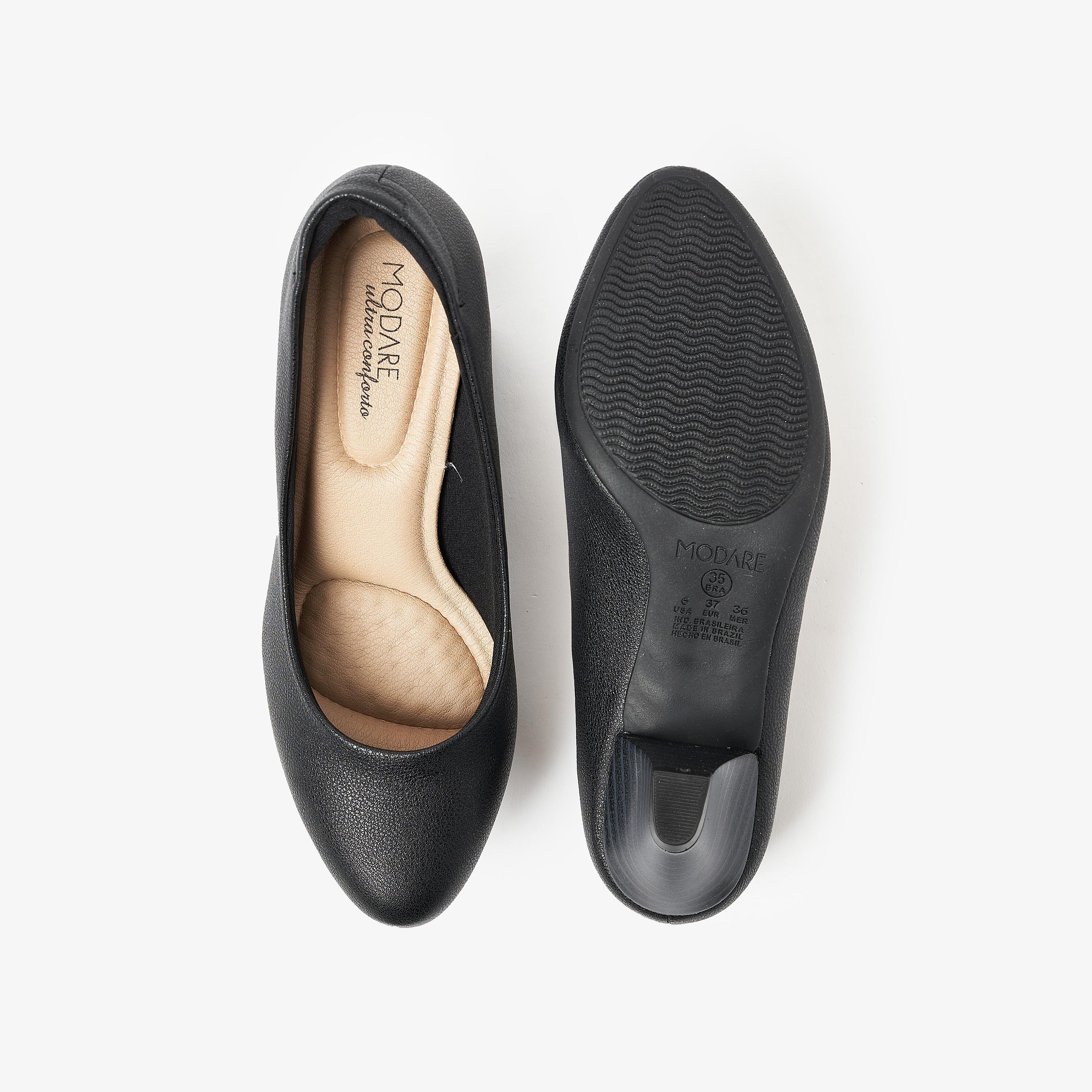 حذاء نسائي من موداري بكعب صغير ومقدمة مستديرة عند الأصابع | 7005-500-21736-women-shoes-heels-image-4