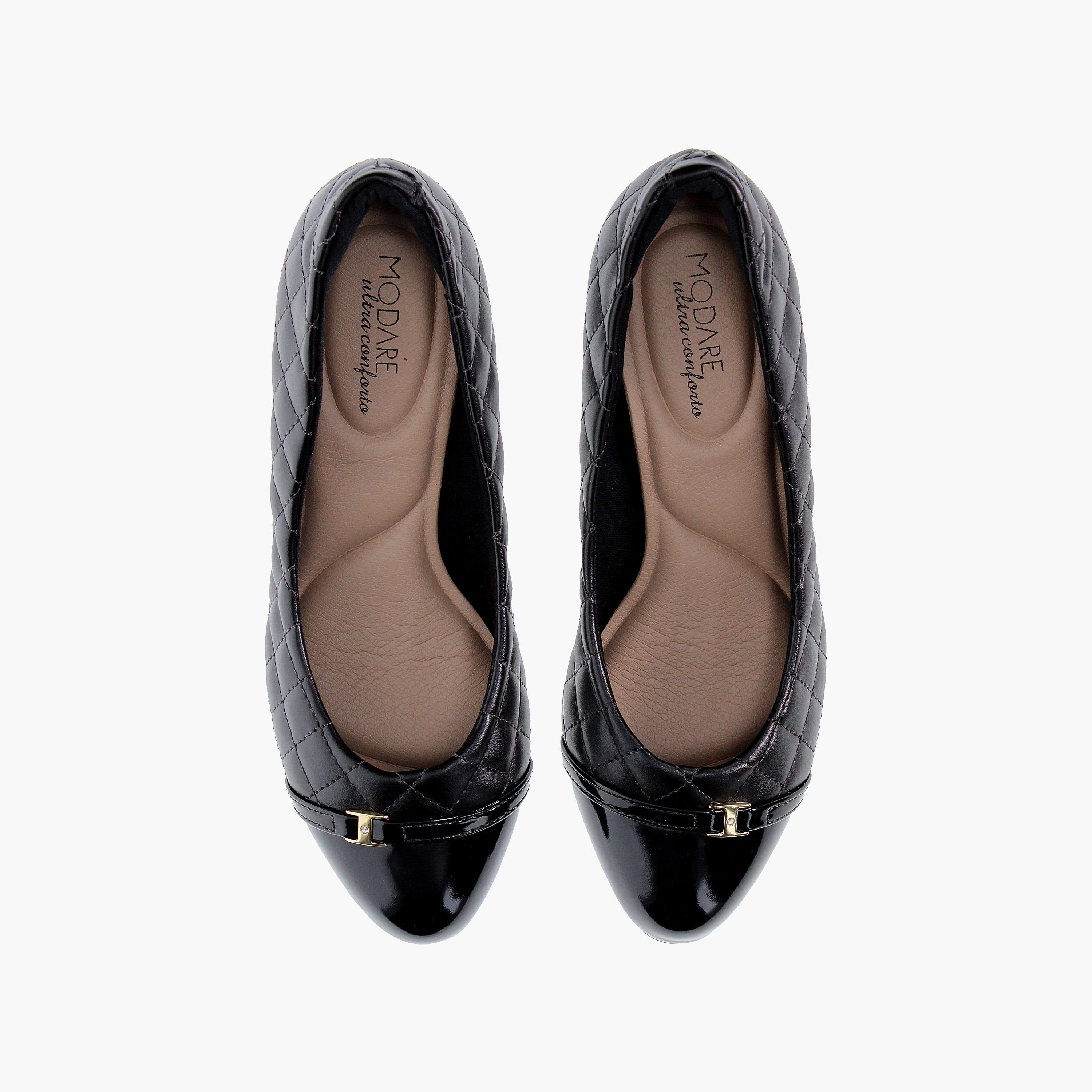 حذاء بمبز نسائي بكعب بلوك مبطن من موداري مع مقدمة بيتينت | 7005-571-18524-women-shoes-heels-image-5