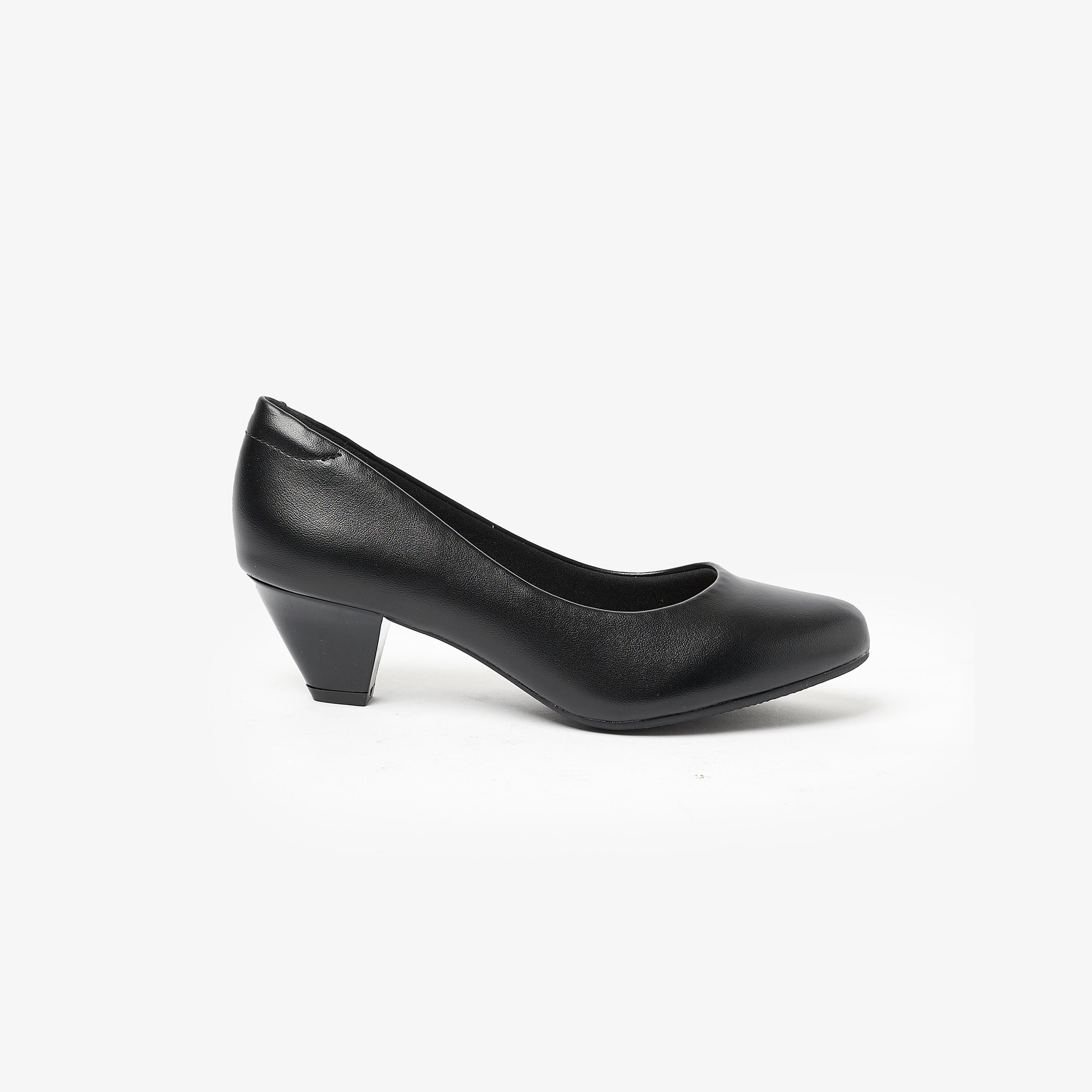 Modare by Geoomnii Women's Kitten Heel Round Toe Pumps | 7005-600-5536       -women-shoes-heels-image-2