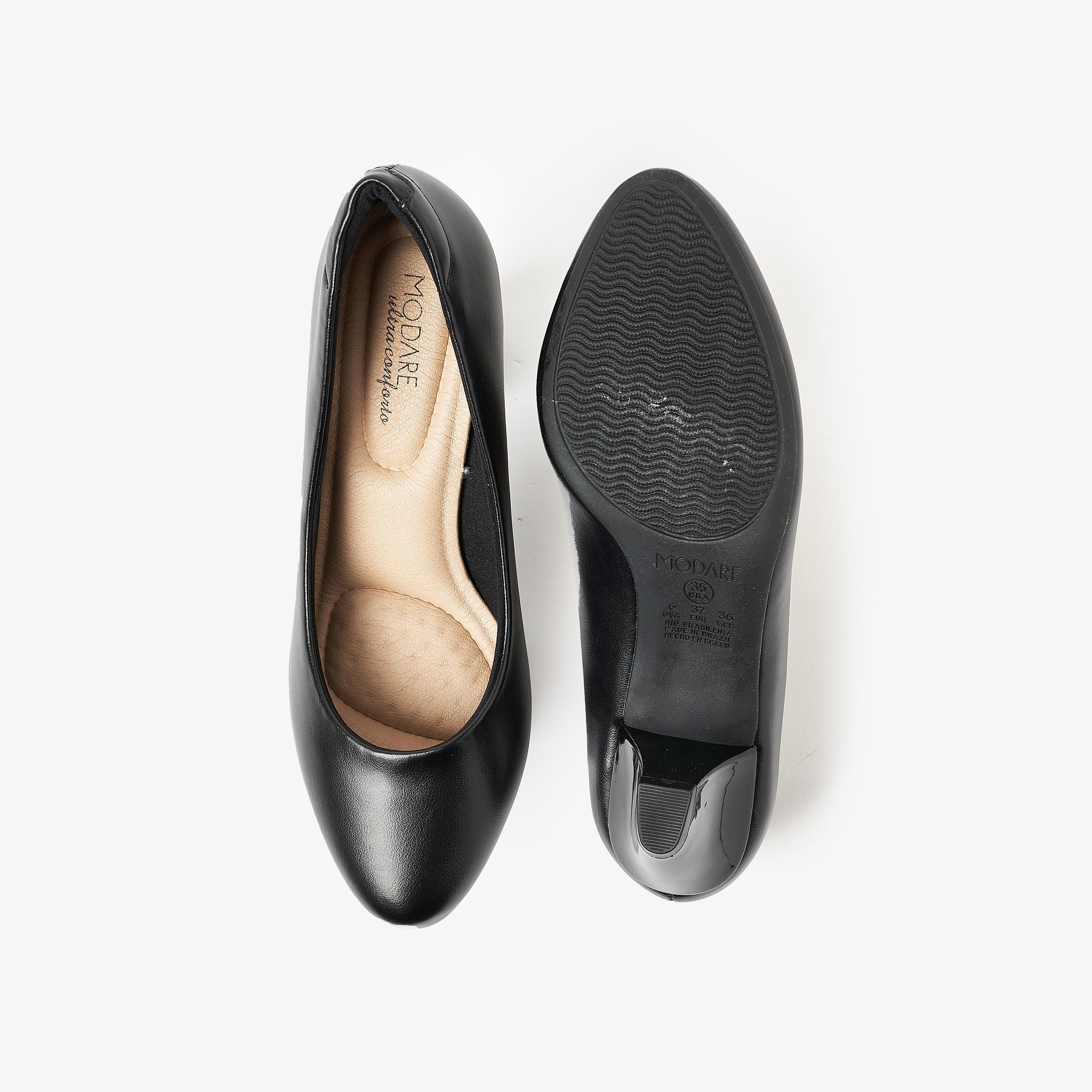 Modare by Geoomnii Women's Kitten Heel Round Toe Pumps | 7005-600-5536       -women-shoes-heels-image-4