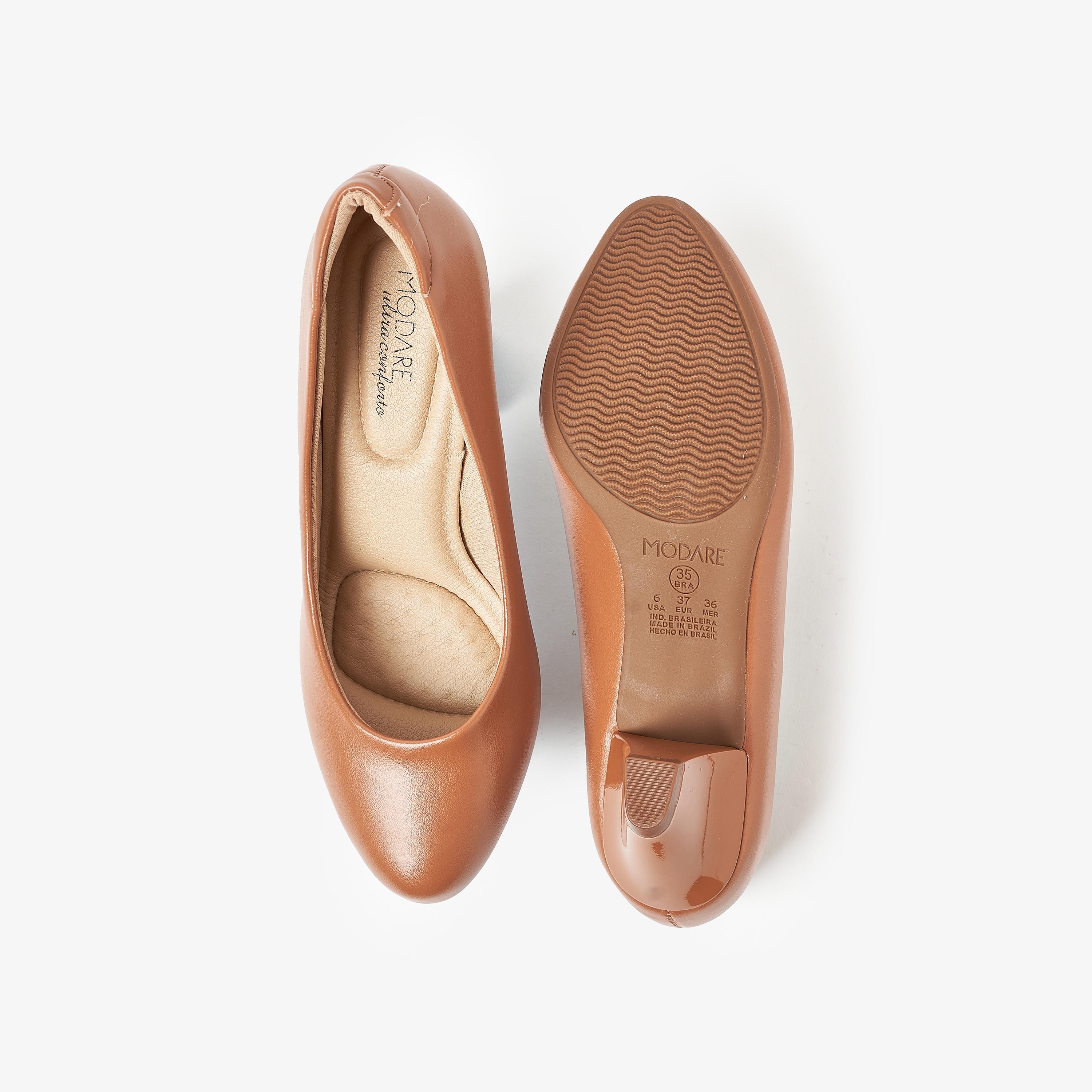 Modare by Geoomnii Women's Kitten Heel Round Toe Pumps | 7005-600-5536       -women-shoes-heels-image-4