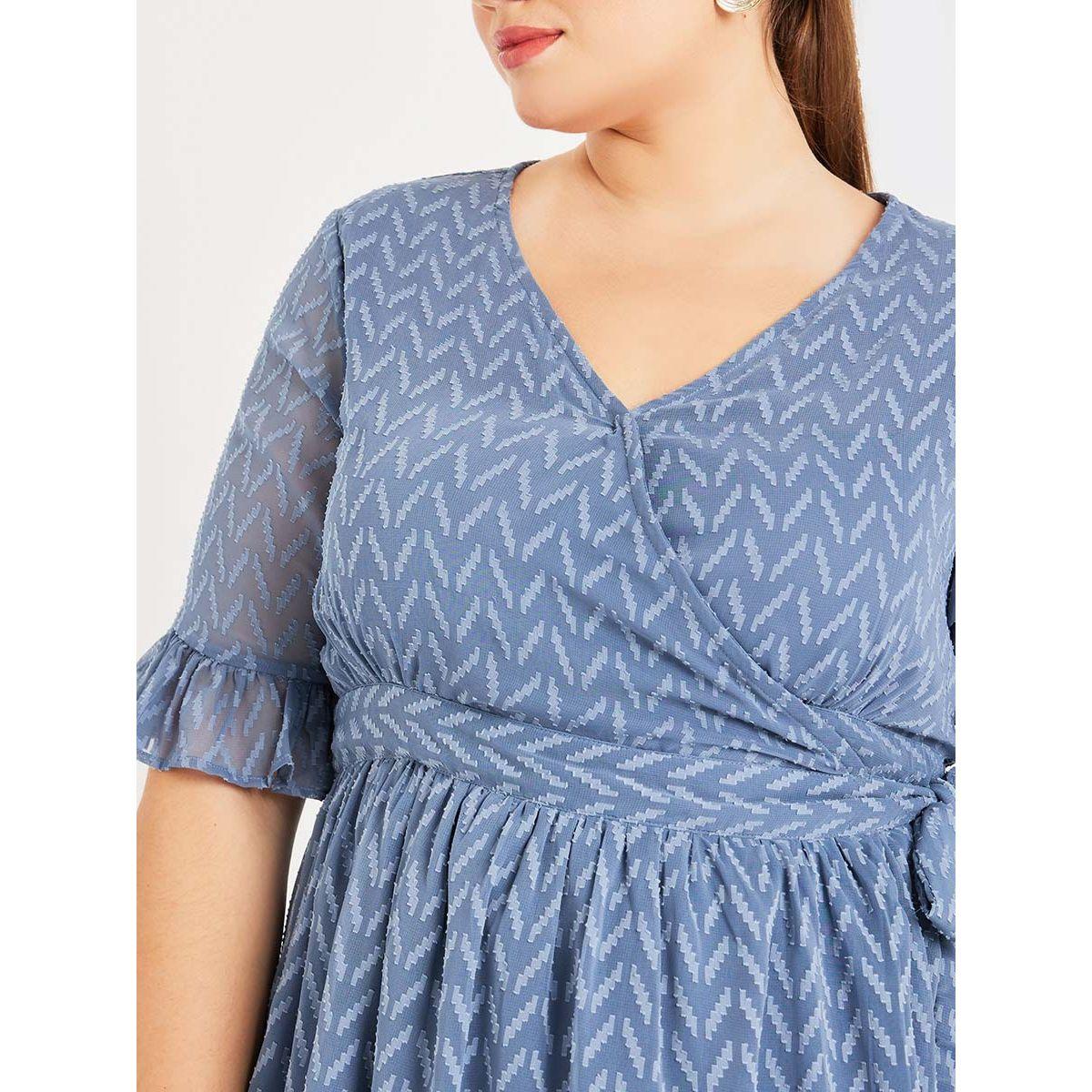 فستان ميدي بمقاس كبير ونمط لف-women-clothing-dresses-image-3