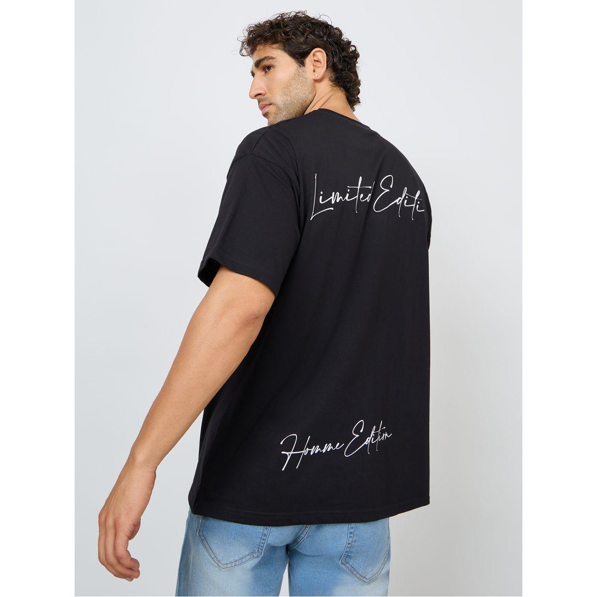 Styli Back Slogan Print Oversized T-Shirt-men-clothing-tshirtsandpolos-tshirts-image-1