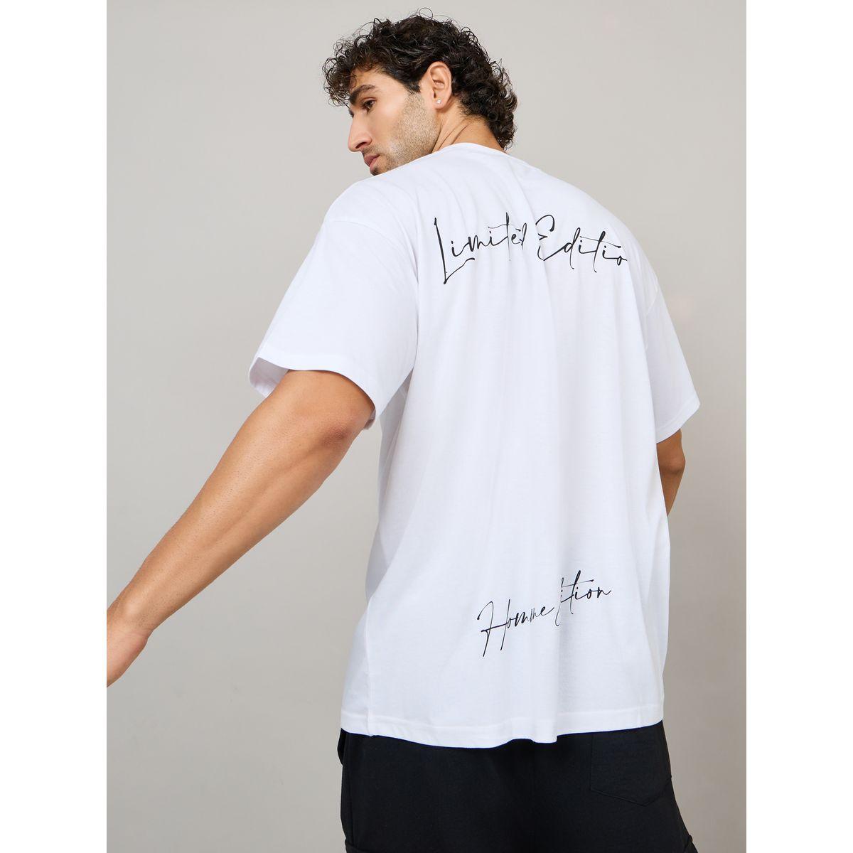 Styli Back Slogan Print Oversized T-Shirt-men-clothing-tshirtsandpolos-tshirts-image-1