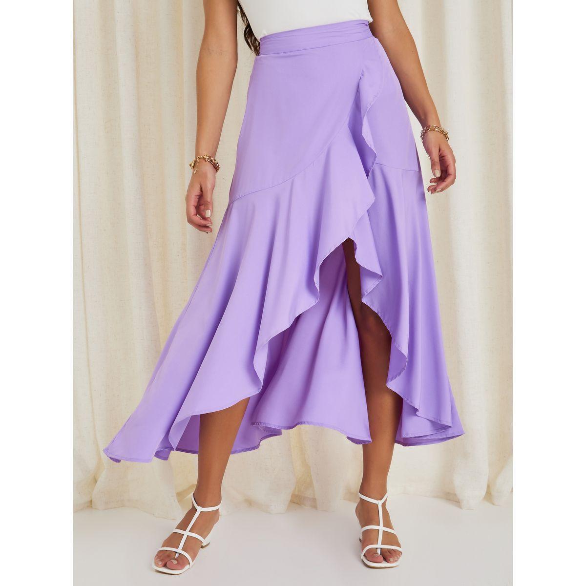 Styli Asymmetrical Ruffled Flare Maxi Skirt-women-clothing-bottoms-skirts-image-1