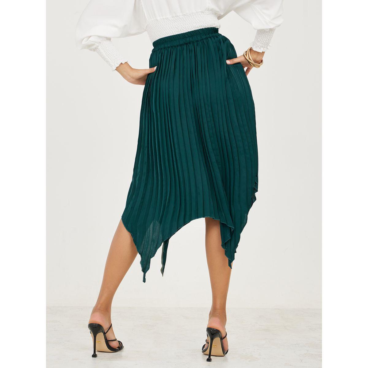 Styli Asymmetric Hem Pleated Midi Skirt-women-clothing-bottoms-skirts-image-4
