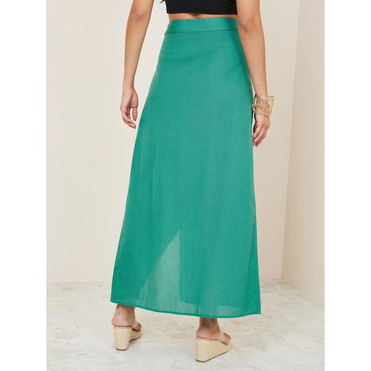Styli High Rise Wrap Maxi Skirt with Buttons-women-clothing-bottoms-skirts-image-4