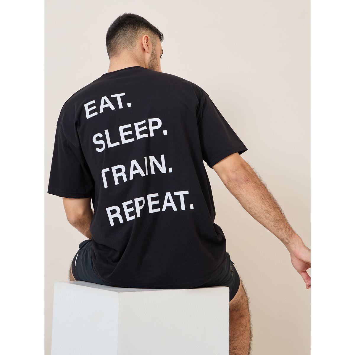 Styli Oversized Back Slogan Active T-Shirt-men-clothing-sportswearandactivewear-tshirtsandpolos-image-1