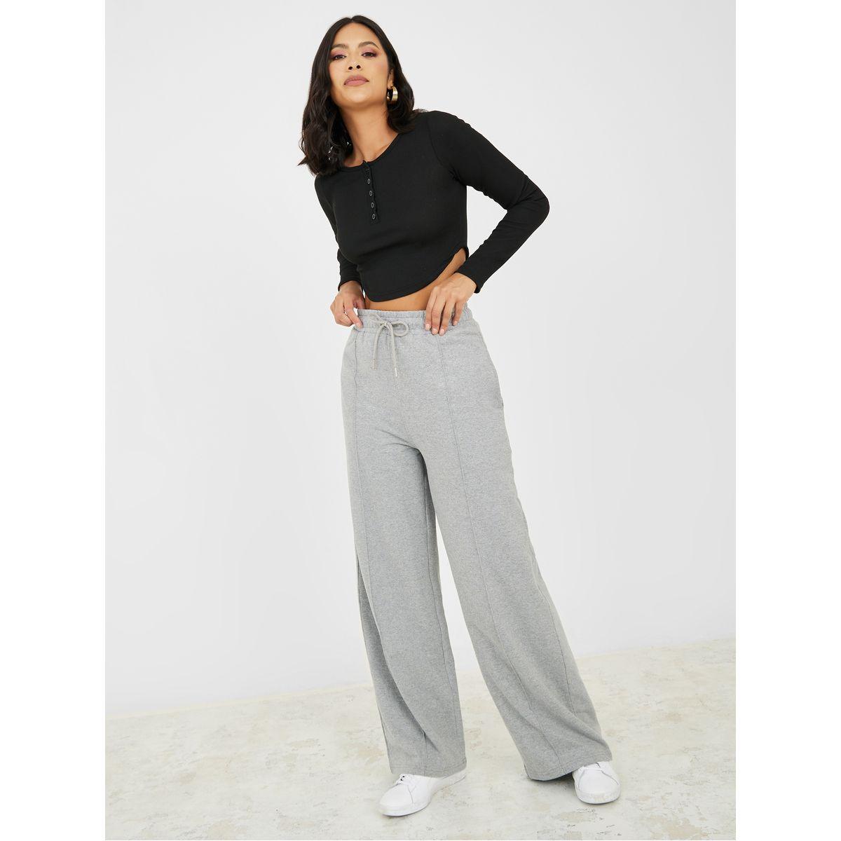Styli Pintuck Drawstring Waistband Wide Leg Jogger-women-clothing-bottoms-joggers-image-2