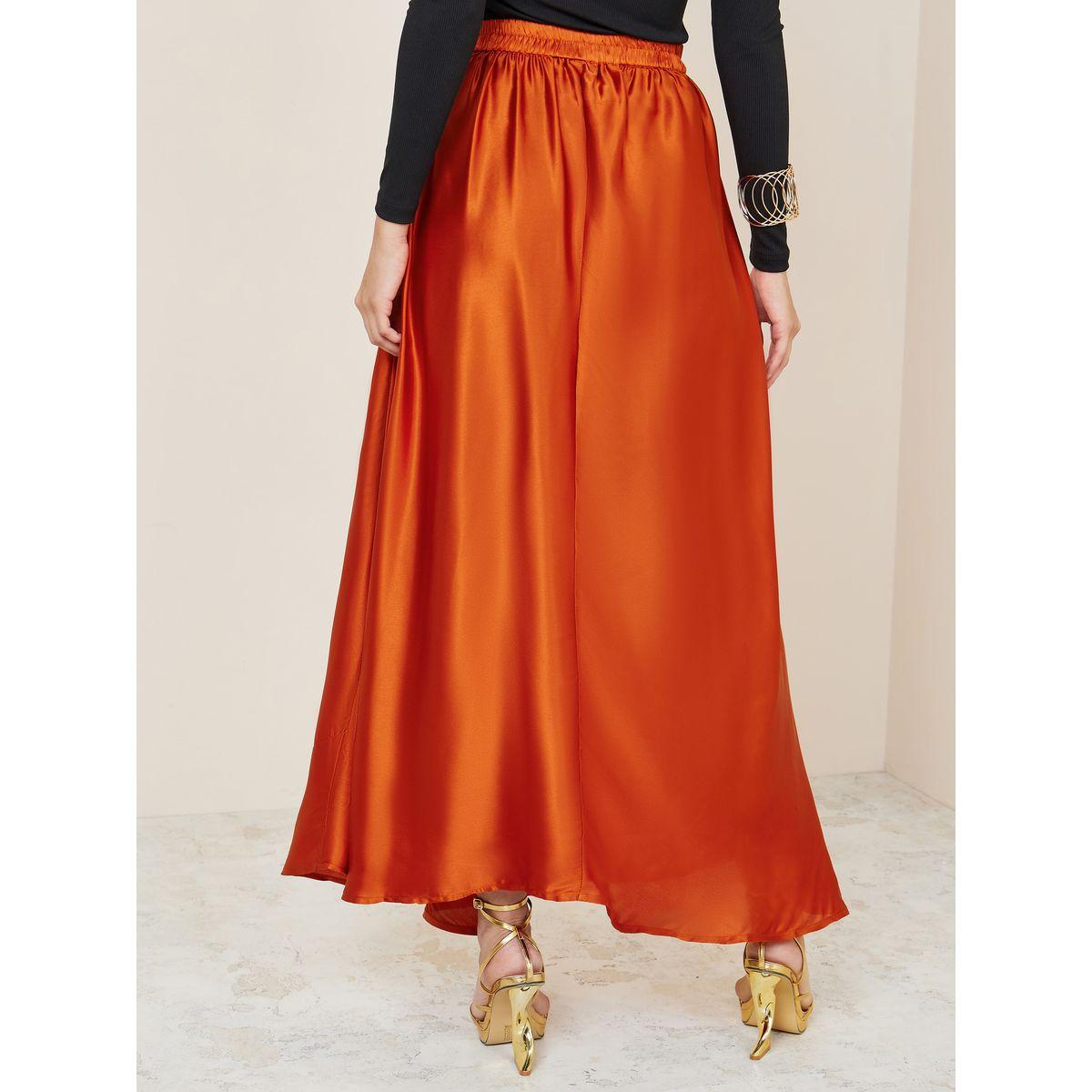 Styli High Rise Satin Flared Maxi Skirt-women-clothing-bottoms-skirts-image-4