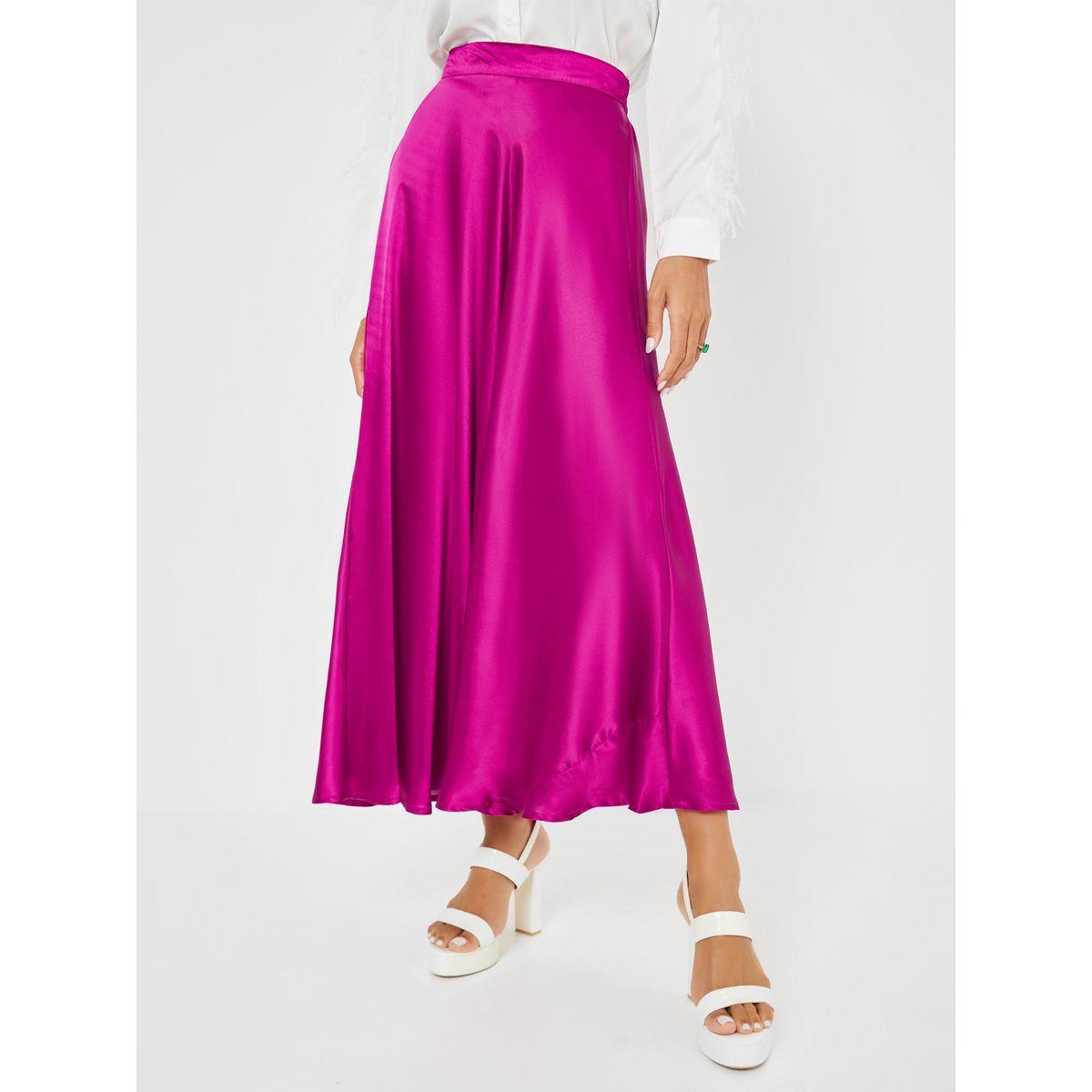 Styli High Rise Satin Flared Maxi Skirt-women-clothing-bottoms-skirts-image-2