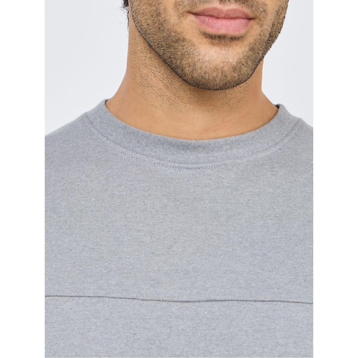 Styli Terry Boxy Fit T-Shirt with Raw Sleeve & Hem Detail-men-clothing-tshirtsandpolos-tshirts-image-3