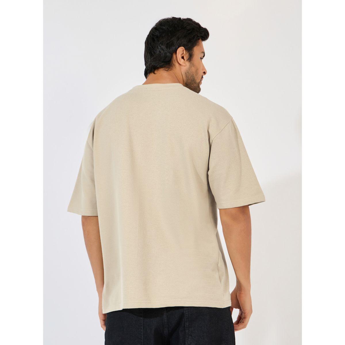 Styli Eco-Earth Terry Oversized T-Shirt with Patch Pocket-men-clothing-tshirtsandpolos-tshirts-image-4