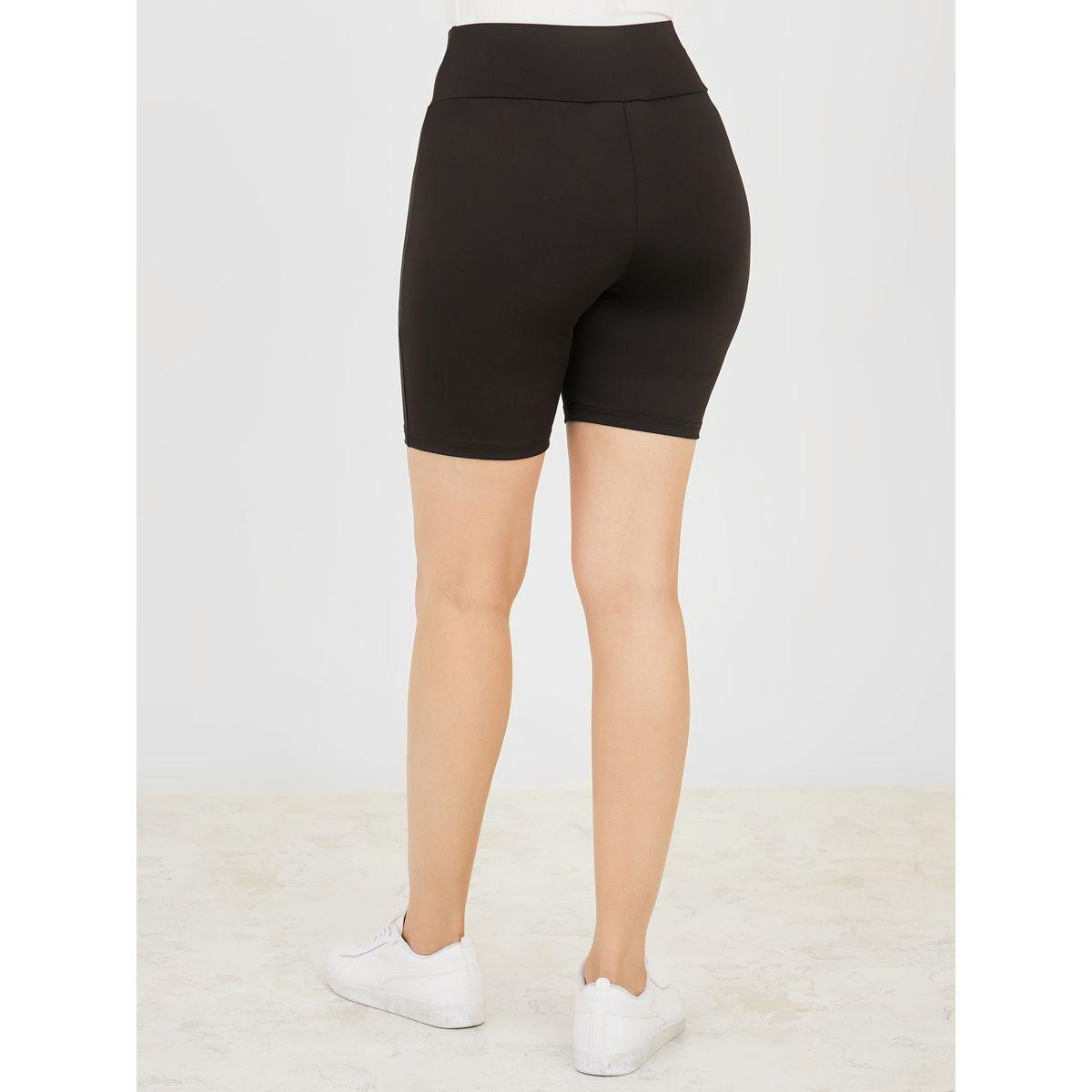 Styli Solid Cycling Shorts-women-clothing-bottoms-shorts-image-4