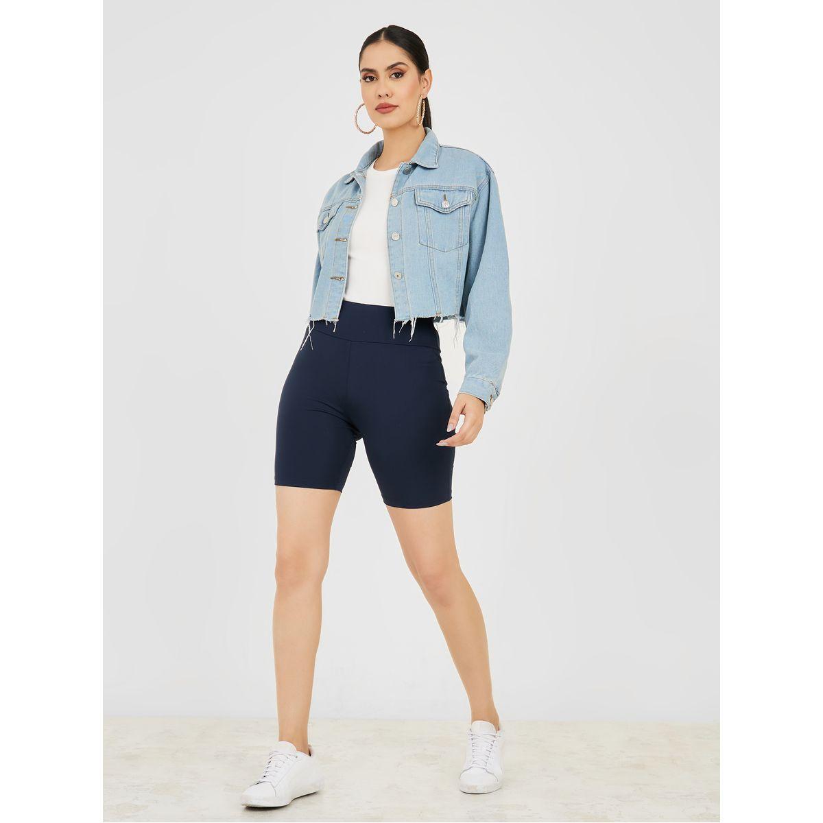 Styli Solid Cycling Shorts-women-clothing-bottoms-shorts-image-2