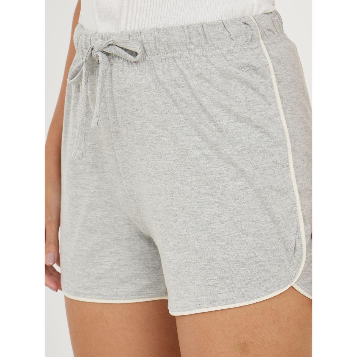 Styli Piped Solid Shorts-women-clothing-bottoms-shorts-image-3