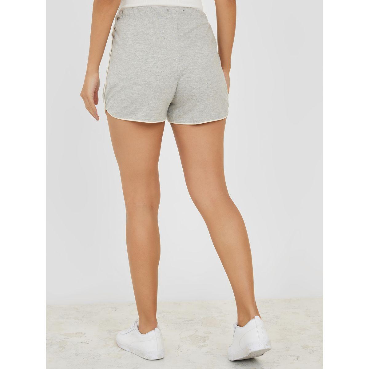 Styli Piped Solid Shorts-women-clothing-bottoms-shorts-image-4