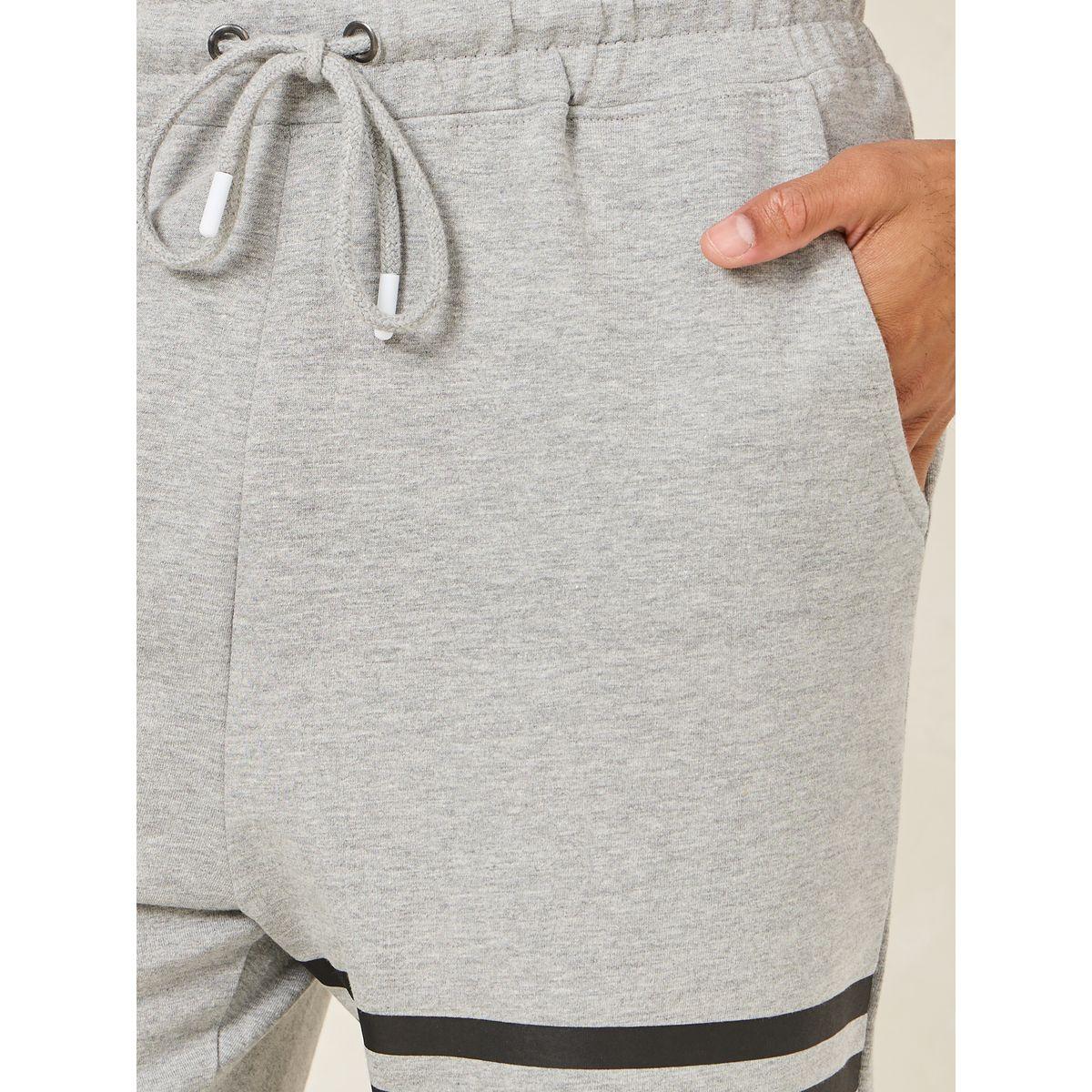 Styli Striped Print Detail Regular Fit Shorts-men-clothing-bottoms-shorts-image-3