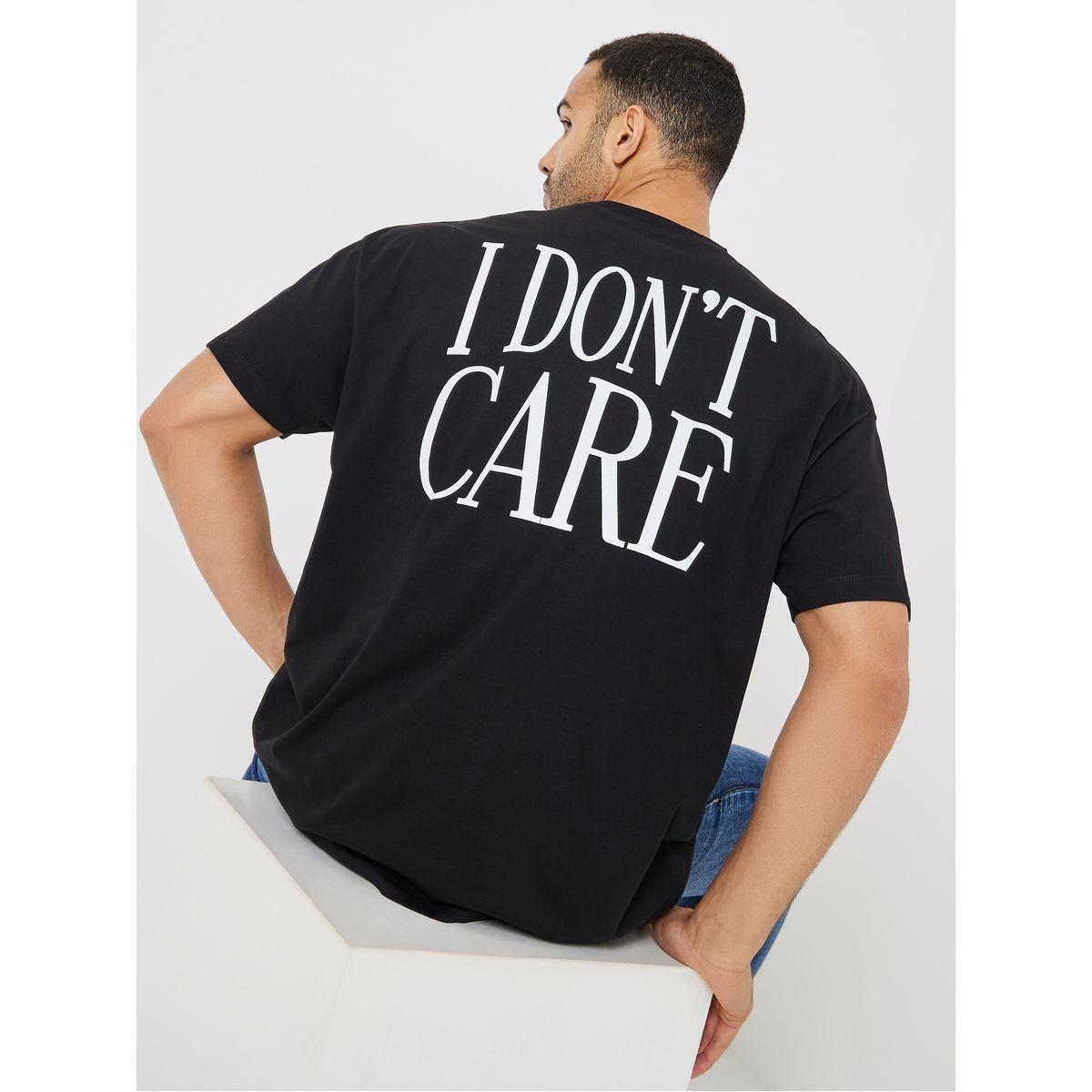 تيشيرت واسع مطبع بكتابة-men-clothing-tshirtsandpolos-tshirts-image-1