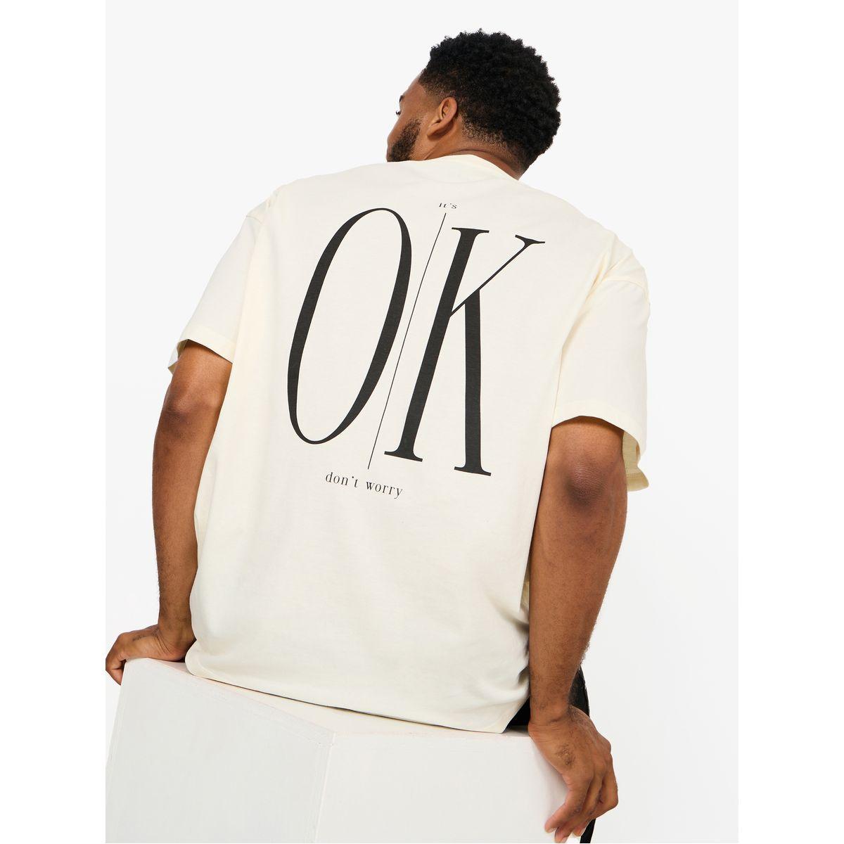 Styli Oversized Back OK Slogan Print T-shirt-men-clothing-tshirtsandpolos-tshirts-image-2