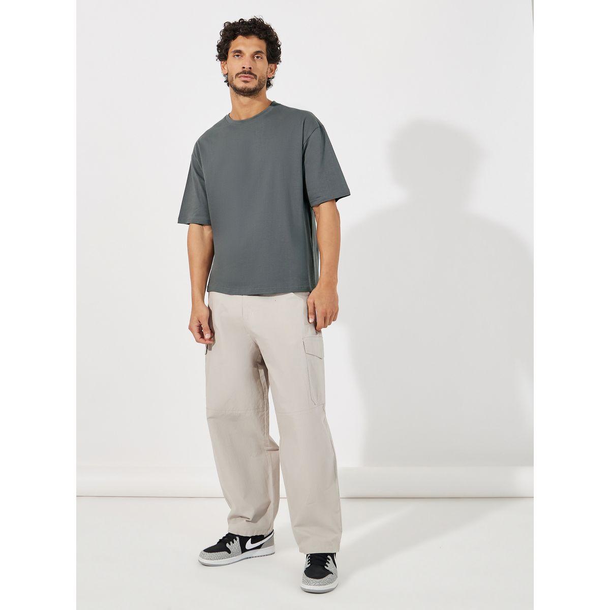 Styli Oversize Back Printed Slogan T-Shirt-men-clothing-tshirtsandpolos-tshirts-image-2