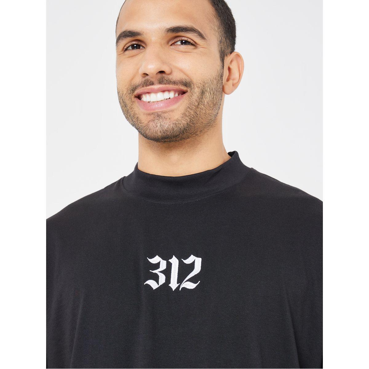 Styli 3/4 Sleeve Chest Embroidered Boxy T-Shirt-men-clothing-tshirtsandpolos-tshirts-image-3