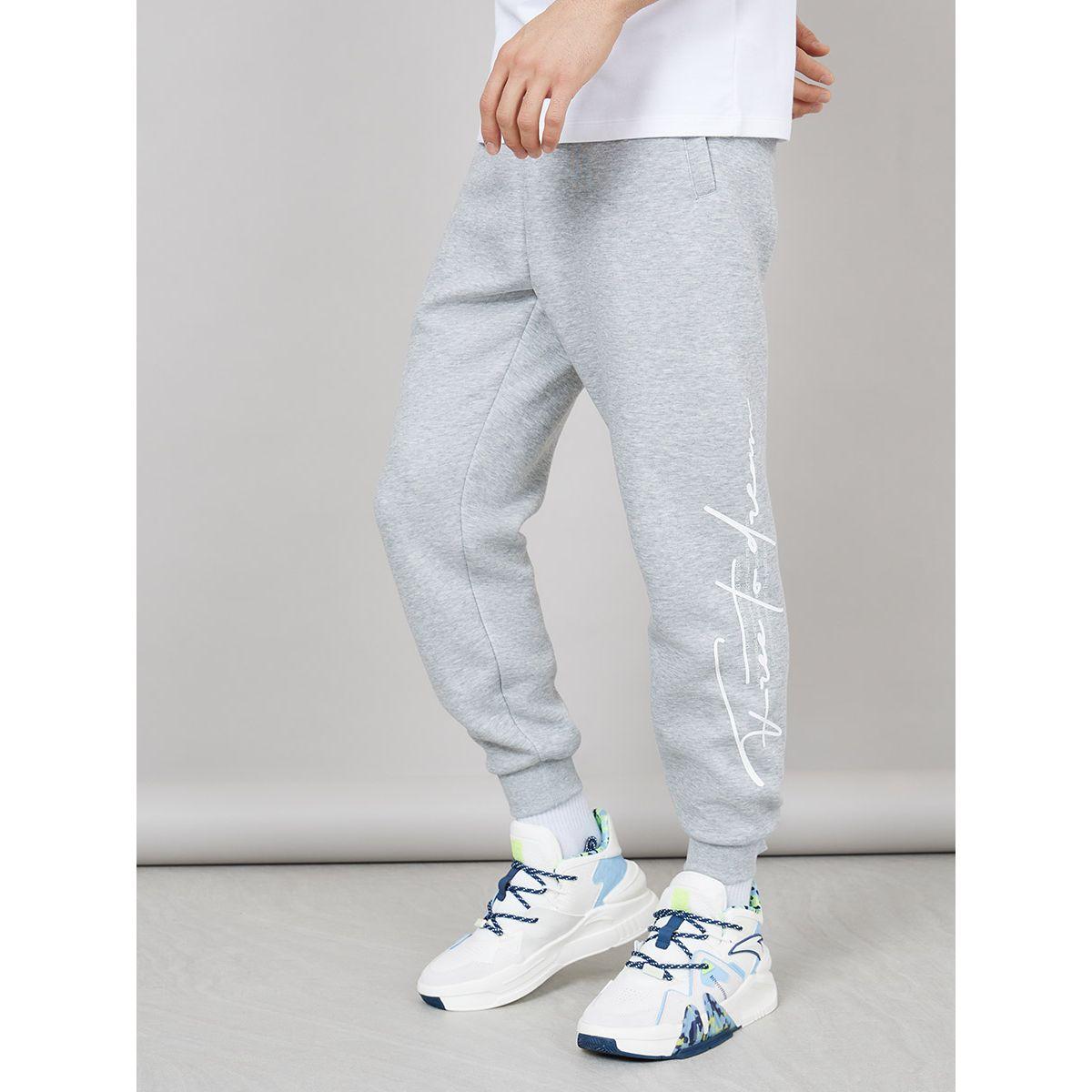 Anta Slogan Print Knit Jogger-men-clothing-bottoms-joggers-image-2
