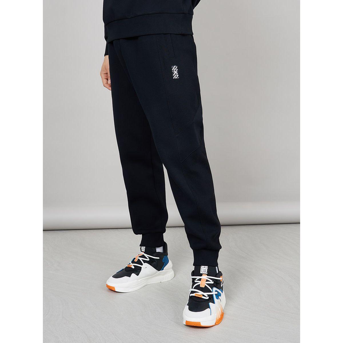 Anta Slogan Patch Detail Knit Jogger-men-clothing-bottoms-joggers-image-1