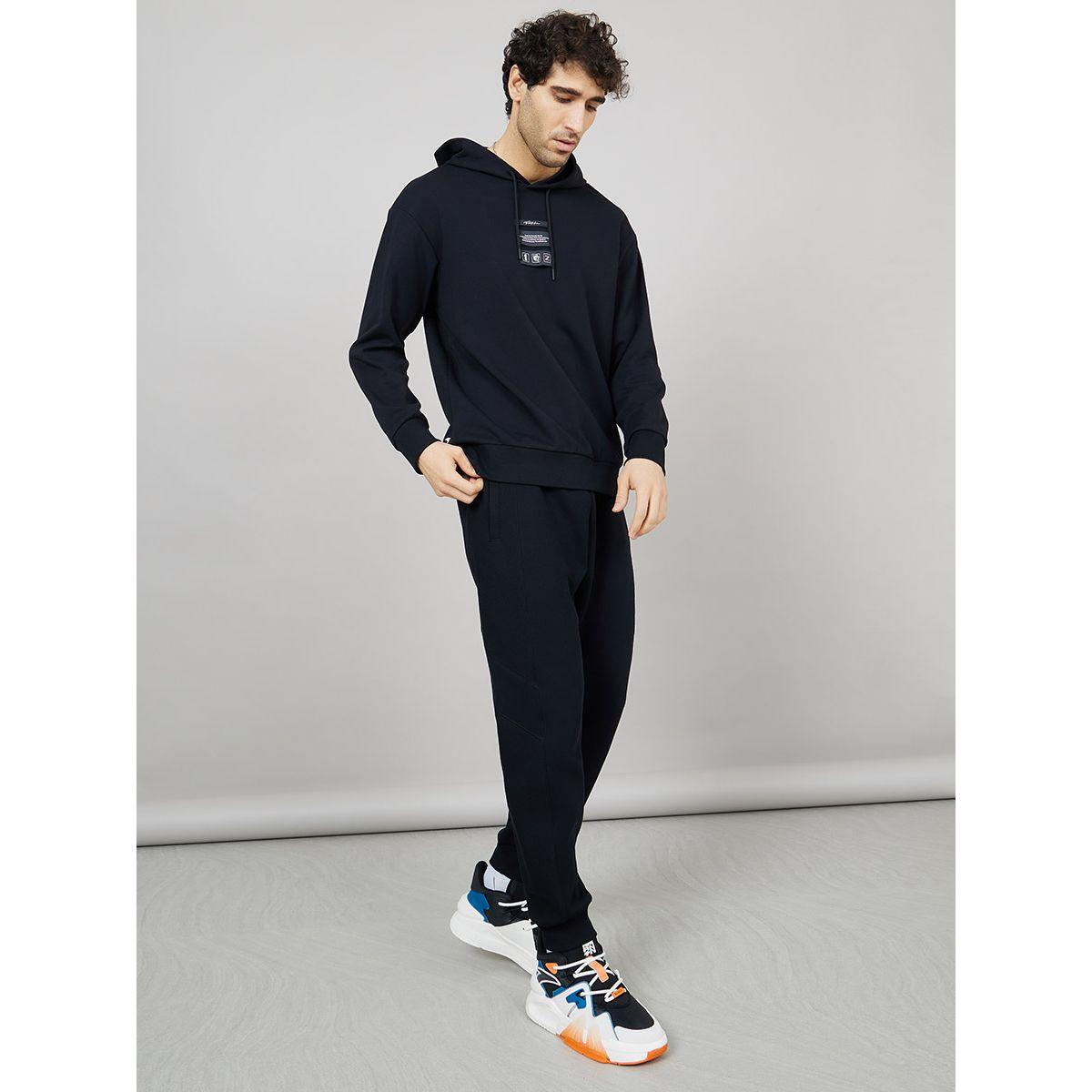 Anta Slogan Patch Detail Knit Jogger-men-clothing-bottoms-joggers-image-2