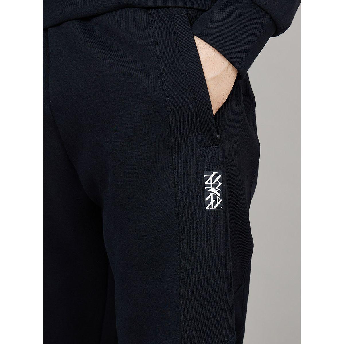 Anta Slogan Patch Detail Knit Jogger-men-clothing-bottoms-joggers-image-3