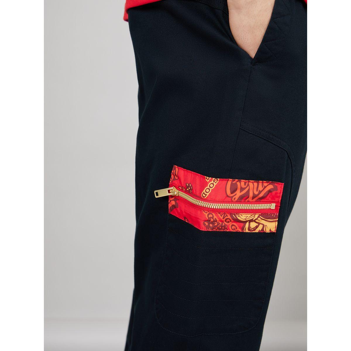 Anta Logo Embroidery Woven Casual Pants-men-clothing-bottoms-joggers-image-4