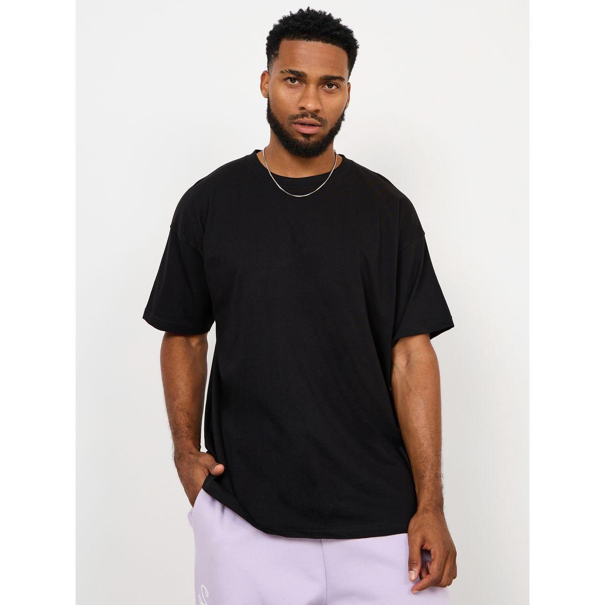 Styli Oversized My Time Has Value Print T-shirt-men-clothing-tshirtsandpolos-tshirts-image-2