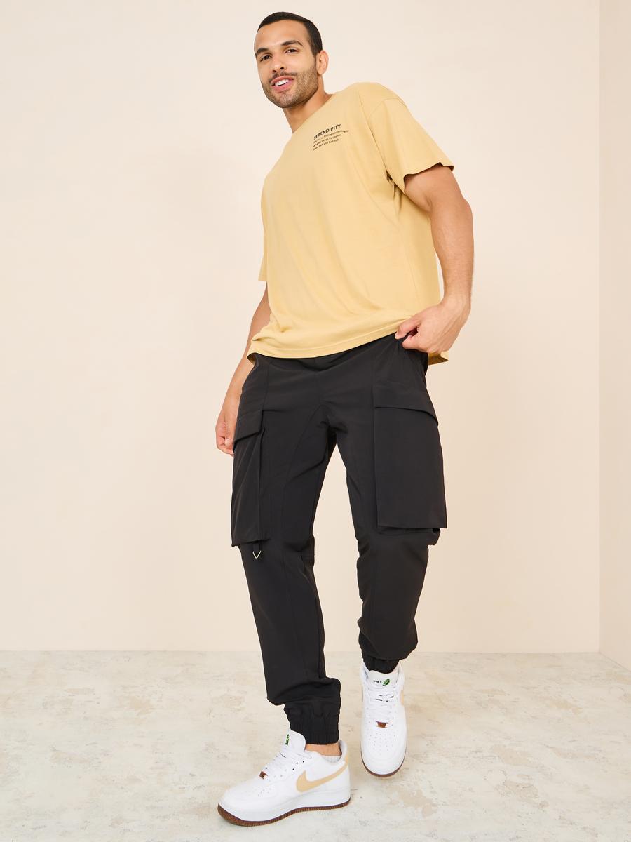 Styli Minimal Chest HD Text Slogan Oversized T-Shirt-men-clothing-tshirtsandpolos-tshirts-image-2