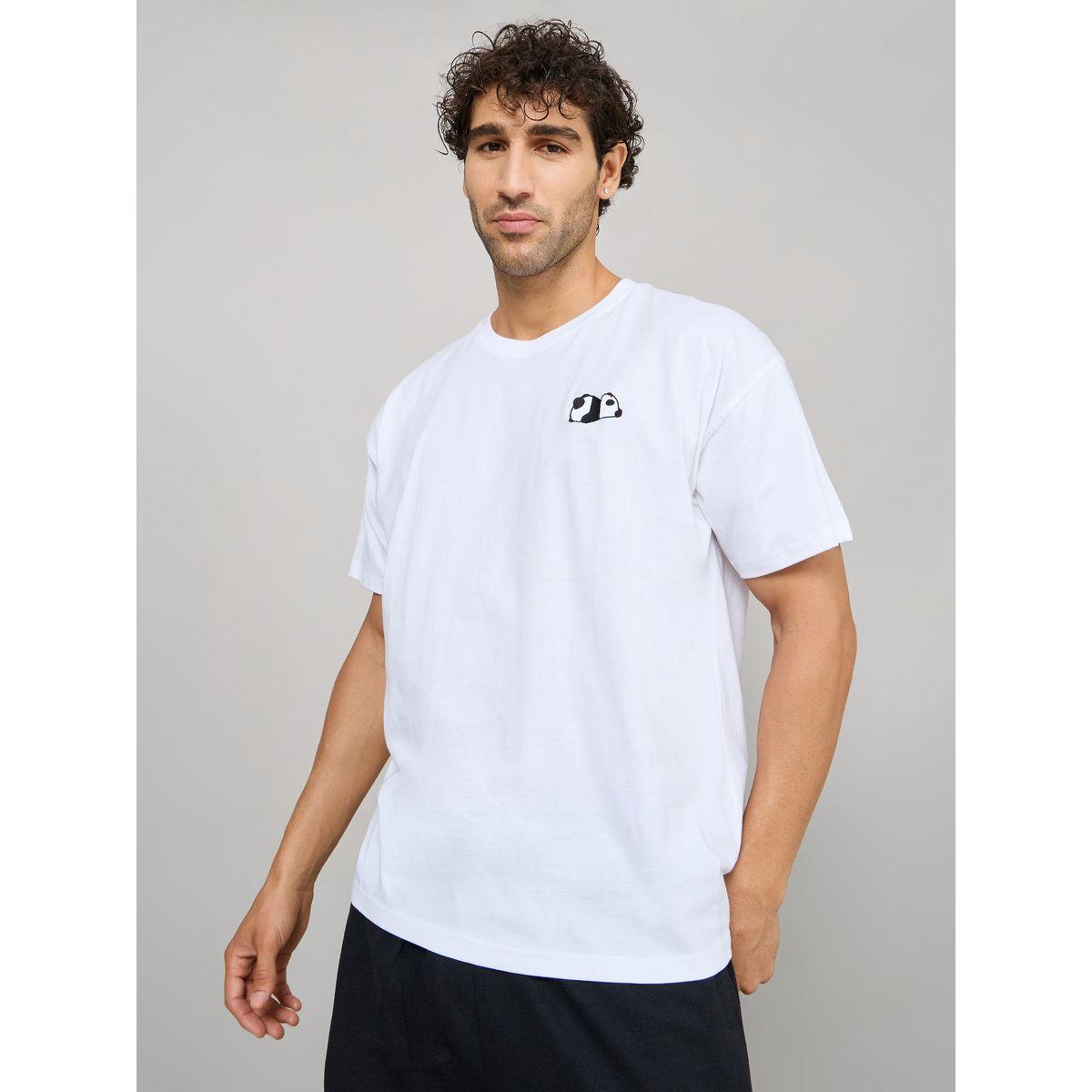 Styli Panda Embroidered Oversized T-Shirt-men-clothing-tshirtsandpolos-tshirts-image-1
