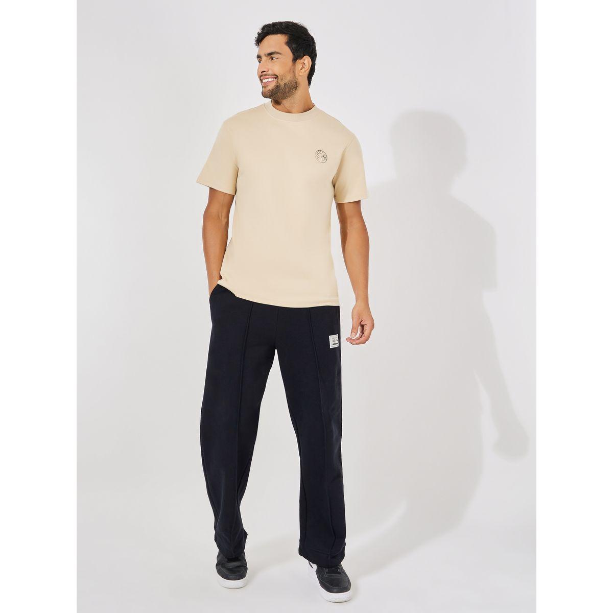 تيشيرت بقصة عادية مع اكمام قصيرة-men-clothing-tshirtsandpolos-tshirts-image-2
