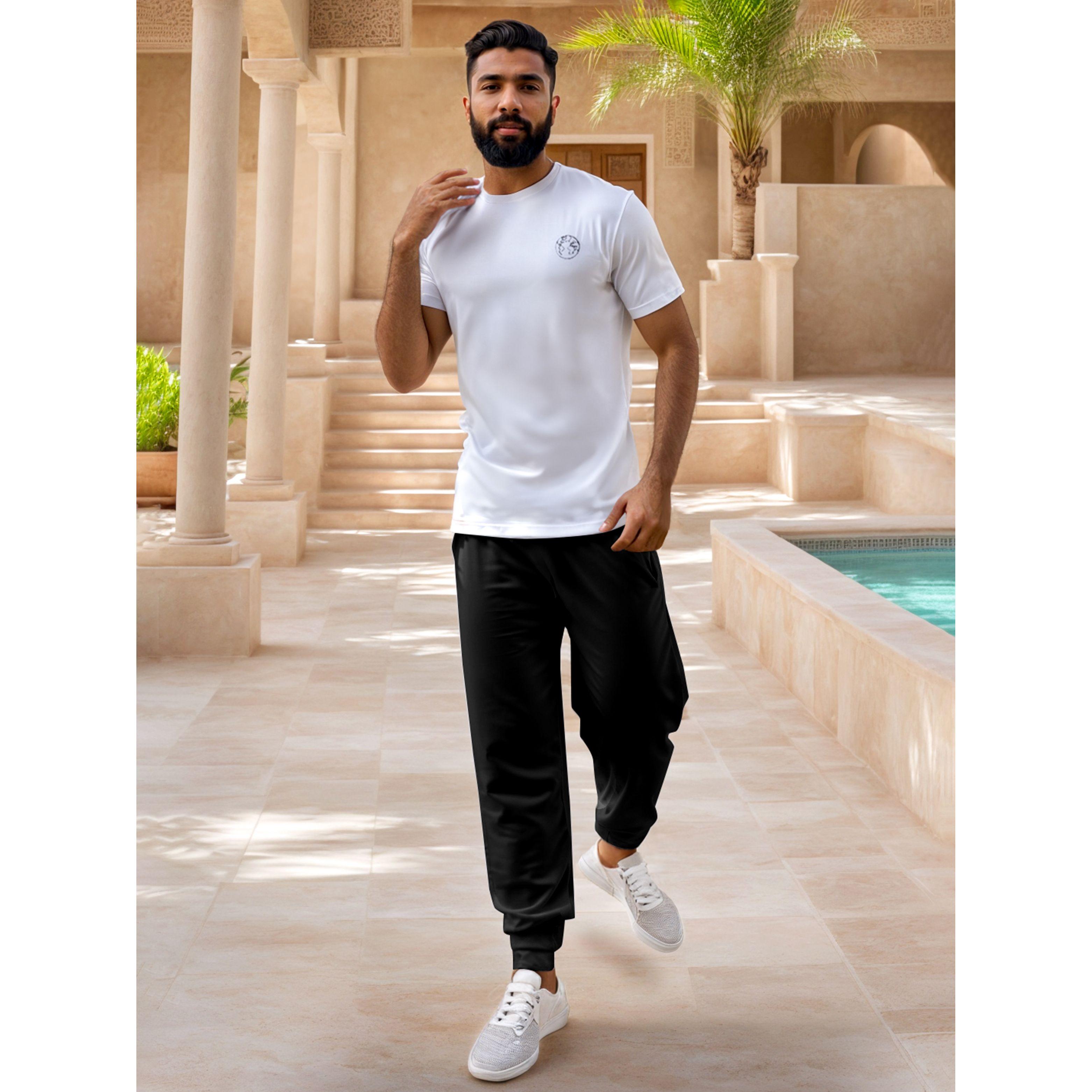 Styli Interlock Mock Neck Regular Fit T-Shirt-men-clothing-tshirtsandpolos-tshirts-image-1