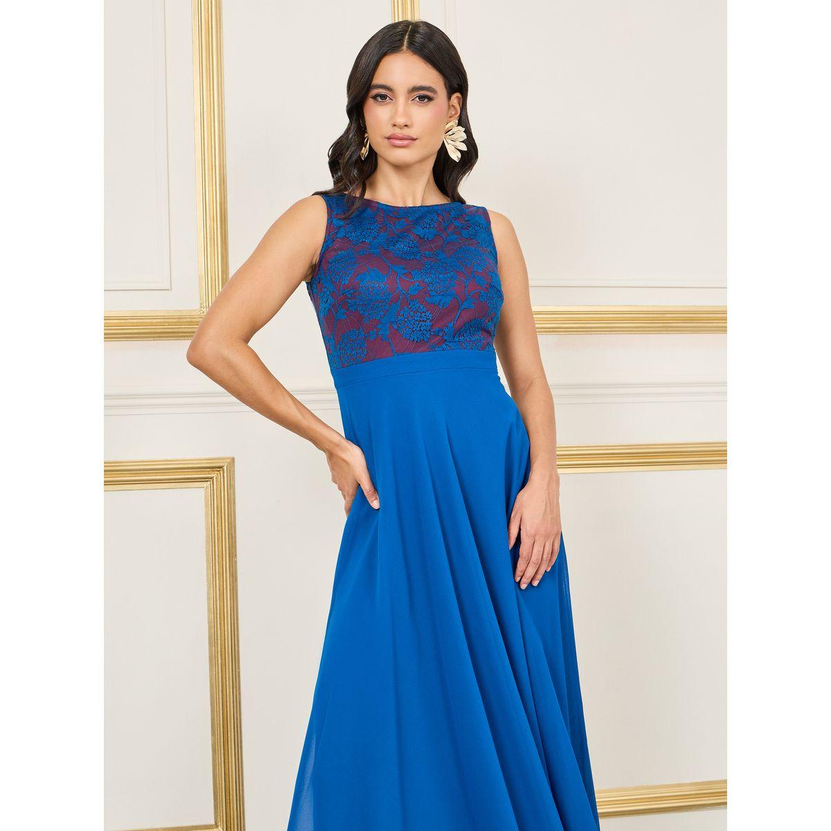 Styli Lace Overlay A-Line Maxi Dress-women-clothing-dresses-image-2