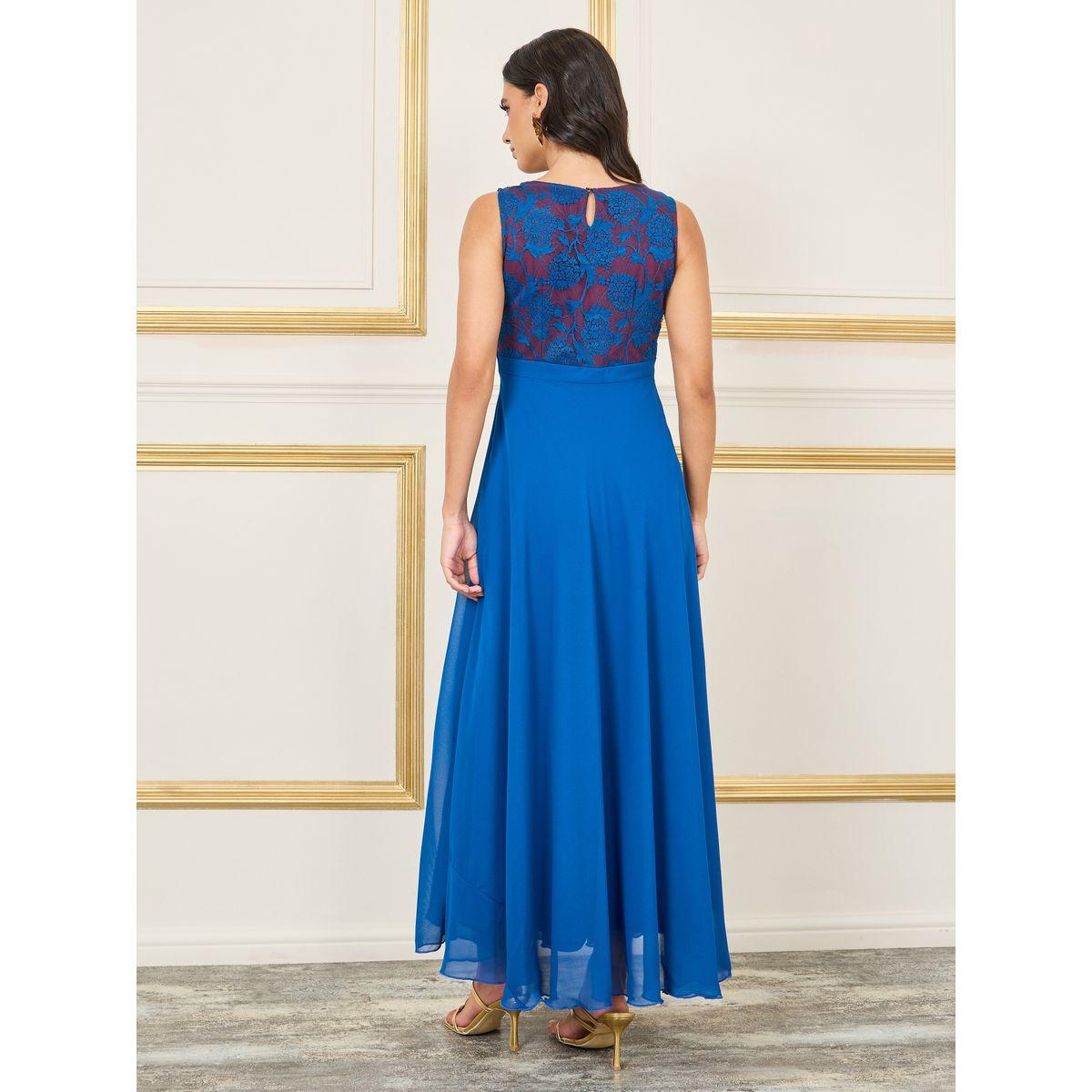 Styli Lace Overlay A-Line Maxi Dress-women-clothing-dresses-image-4