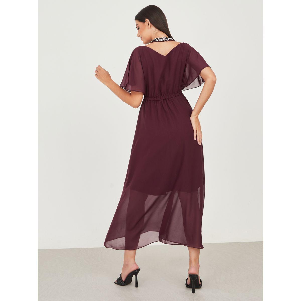 Styli Flare Short Sleeves A-Line Maxi Dress-women-clothing-dresses-image-4