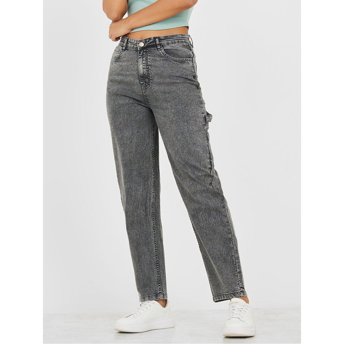 جينز بطول الكاحل بقصة موم-women-clothing-bottoms-jeans-image-1