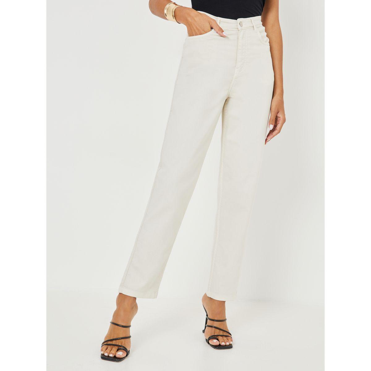 جينز بقصة موم وخصر عالي-women-clothing-bottoms-jeans-image-1