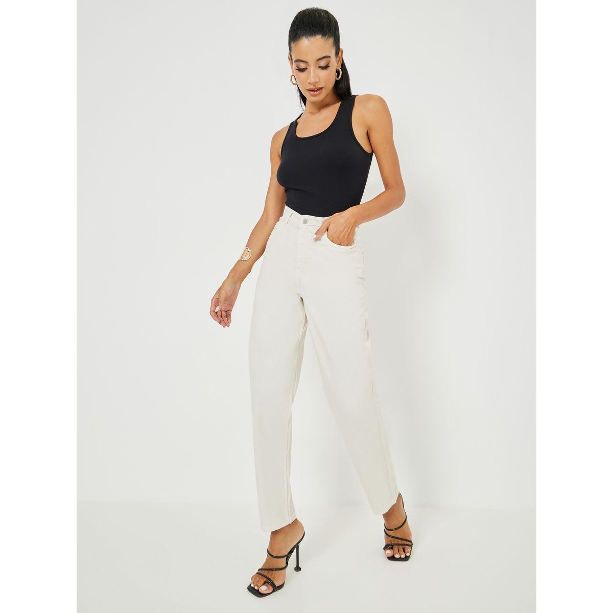 جينز بقصة موم وخصر عالي-women-clothing-bottoms-jeans-image-2