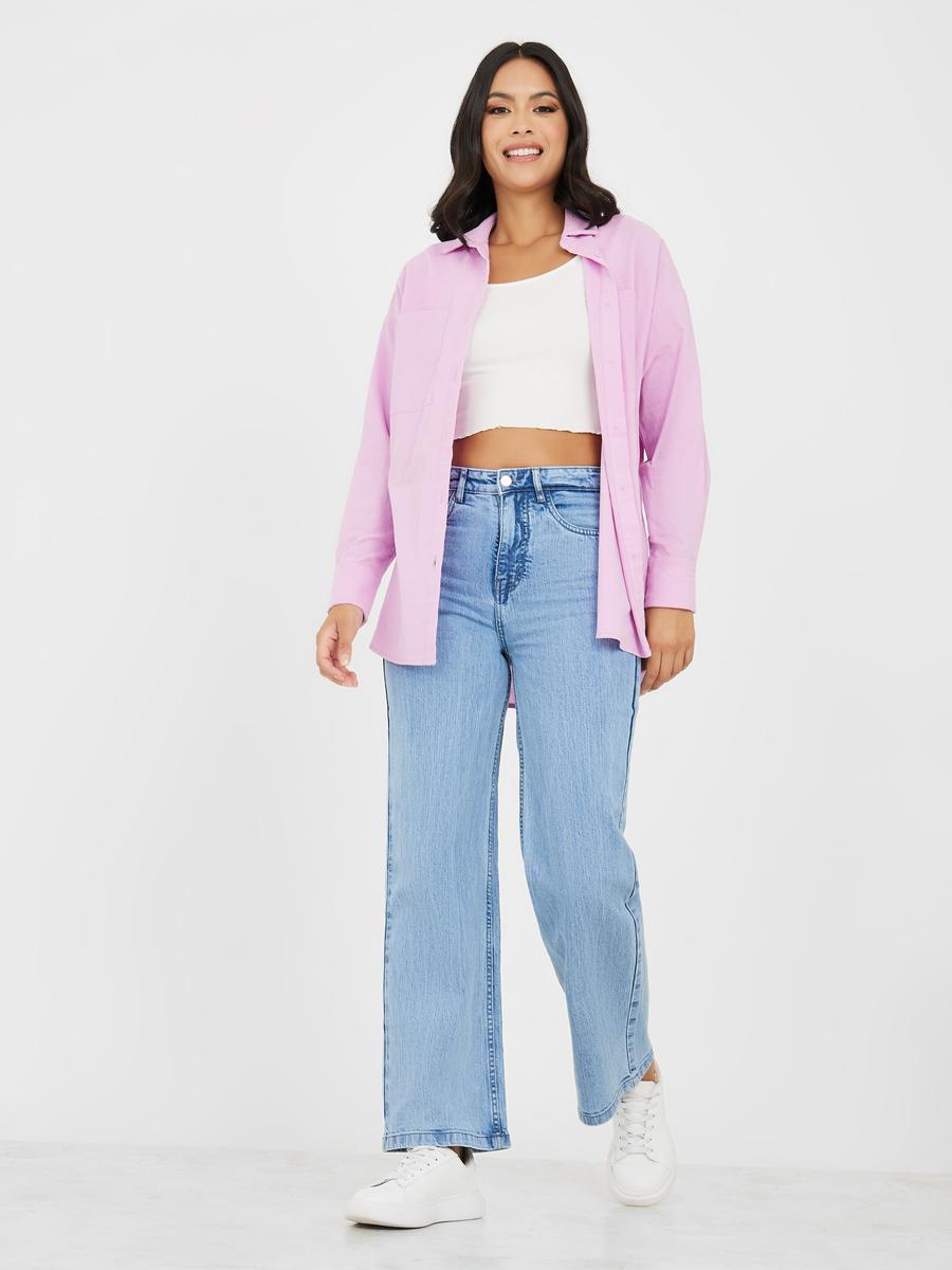 Styli High Rise Straight Leg Jeans-women-clothing-bottoms-jeans-image-2