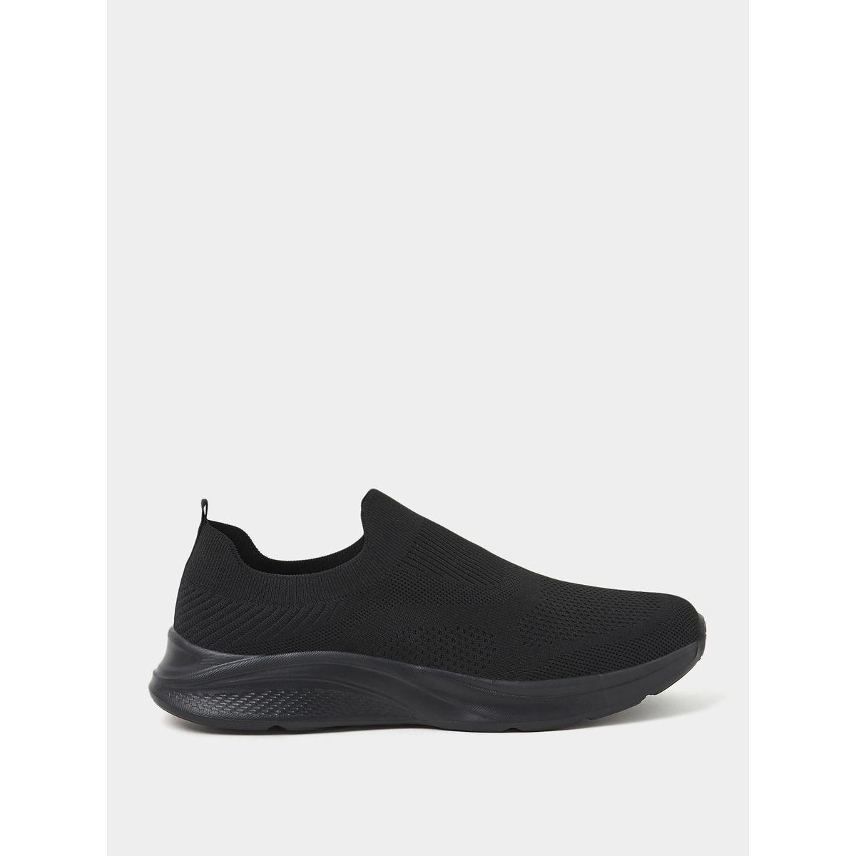 Styli Solid Slip On Sneakers with Pull Tap-men-shoes-sneakers-image-1