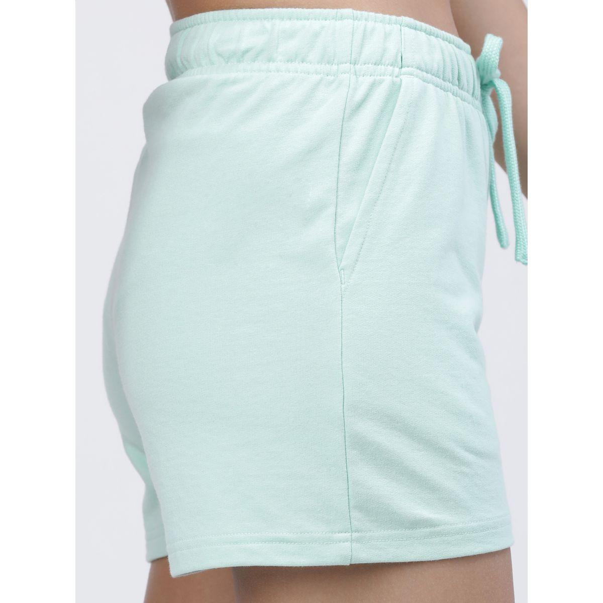 شورت محبوك سادة برباط طوكيو توكيز × ستايلي-women-clothing-bottoms-shorts-image-4