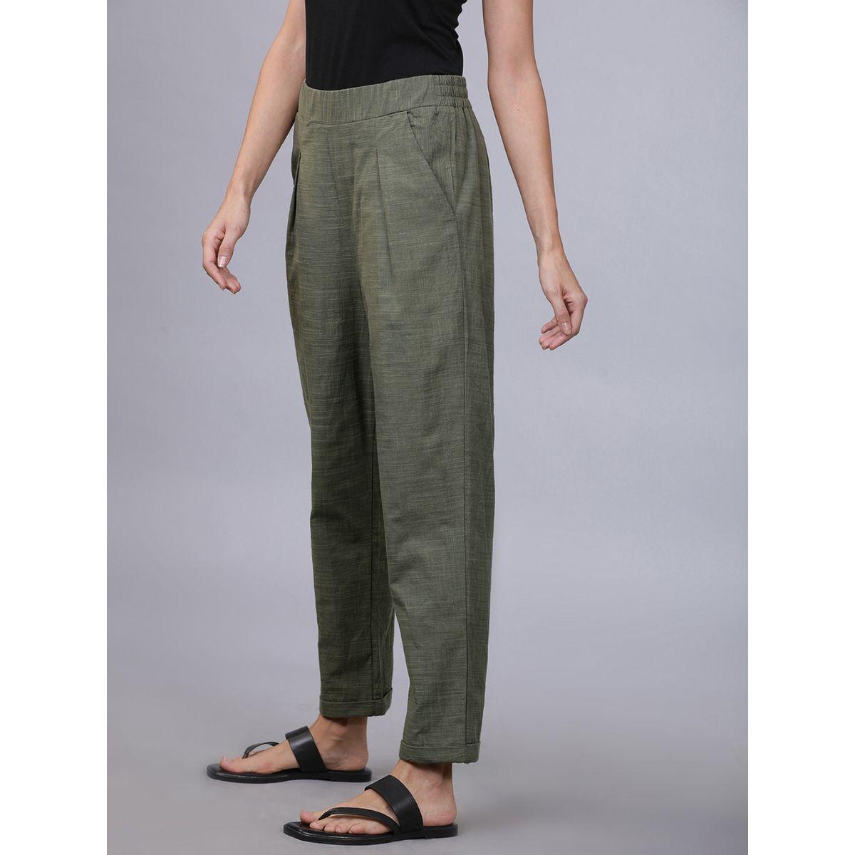 بنطال سادة بجيوب جانبية طوكيو توكيز × ستايلي-women-clothing-bottoms-trousers-image-2