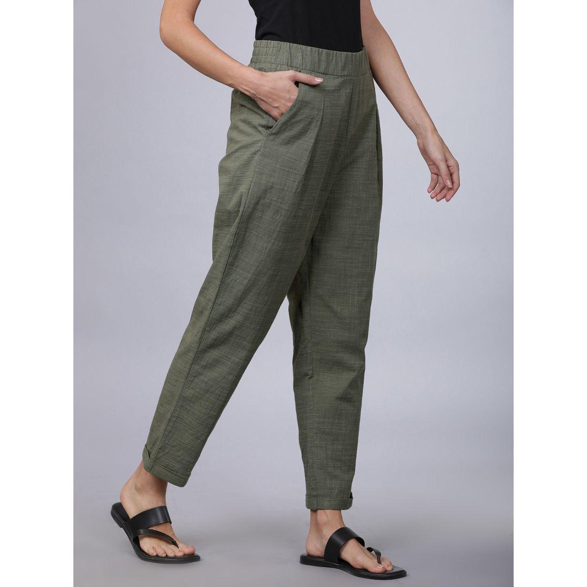 بنطال سادة بجيوب جانبية طوكيو توكيز × ستايلي-women-clothing-bottoms-trousers-image-1