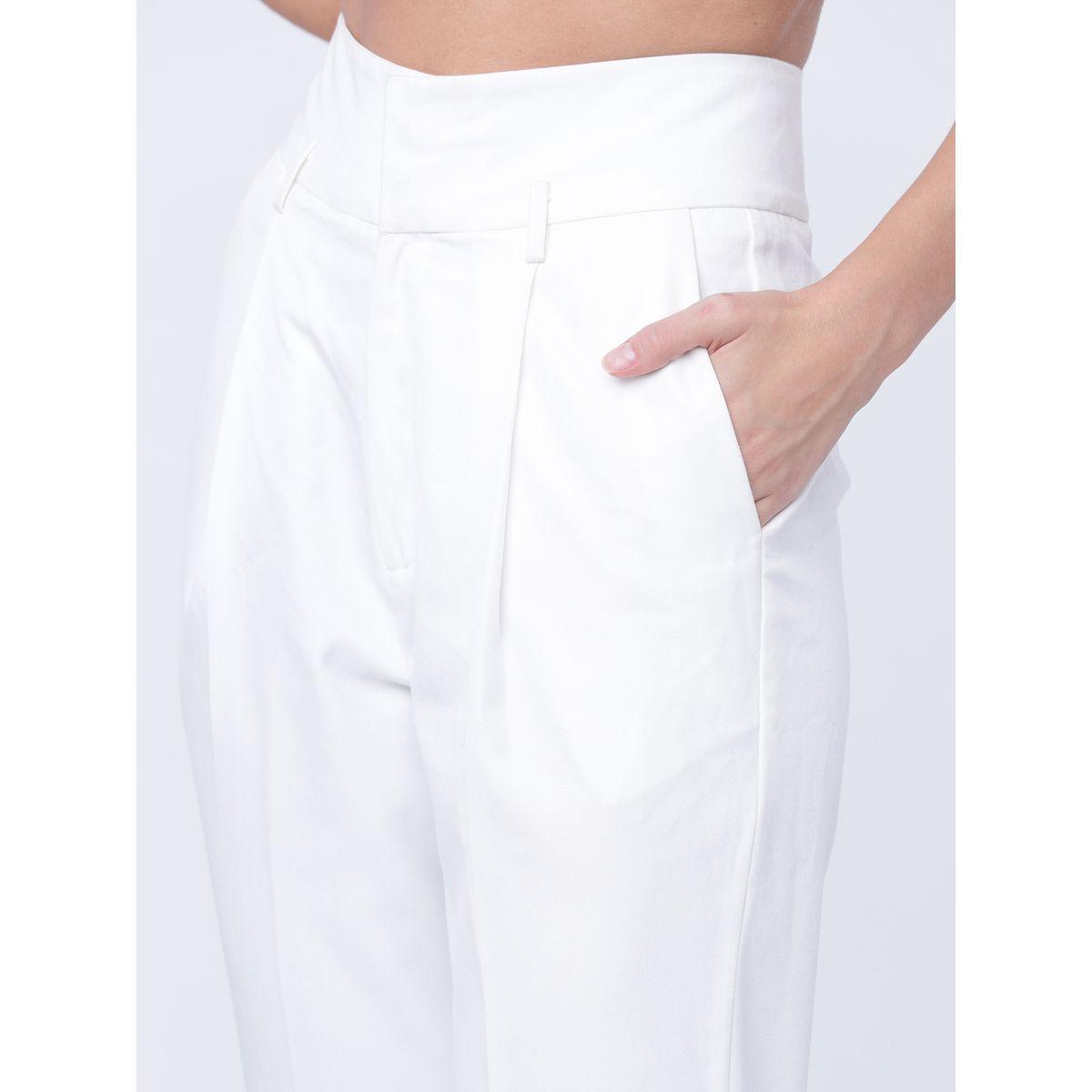 Tokyo Talkies X Styli High Rise Regular Fit Solid Trousers-women-clothing-bottoms-trousers-image-4