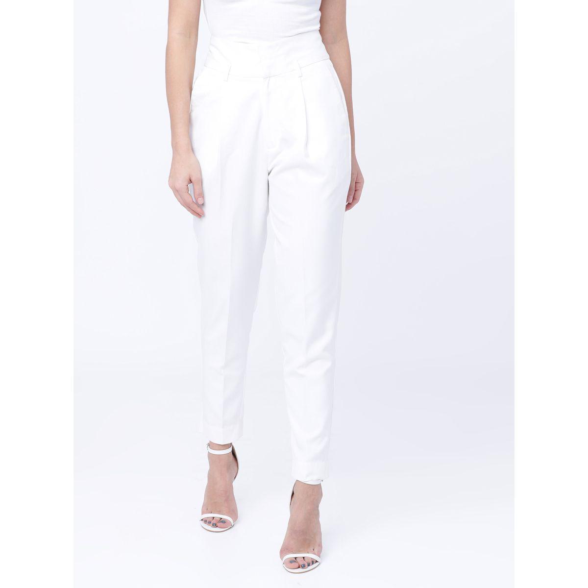 بنطال سادة بقصة عادية طوكيو توكيز × ستايلي-women-clothing-bottoms-trousers-image-7